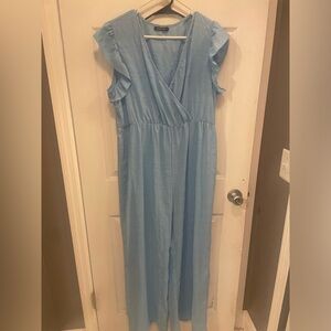 Baby blue jumpsuit